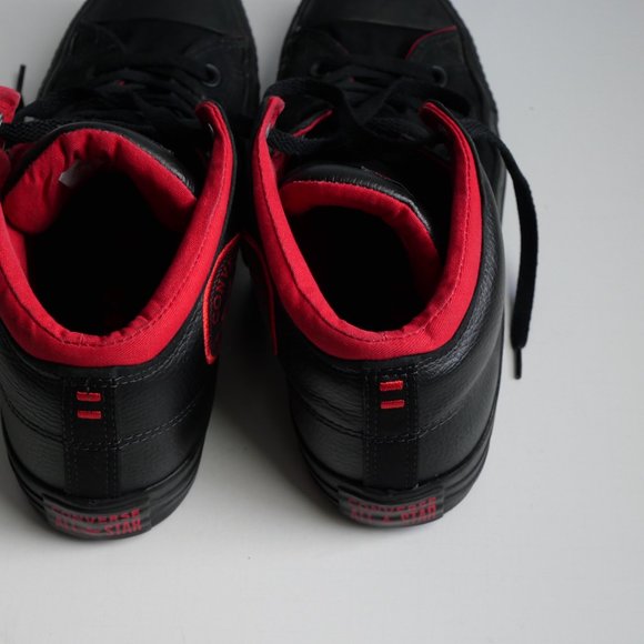 Converse - Black/Red - Men's Size 8 - Picture 3 of 14